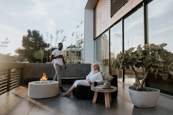 Belmont Lightweight Concrete Fire Pit Bowl