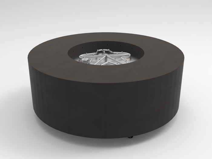 Assembled Metal Fire Pit Enclosure