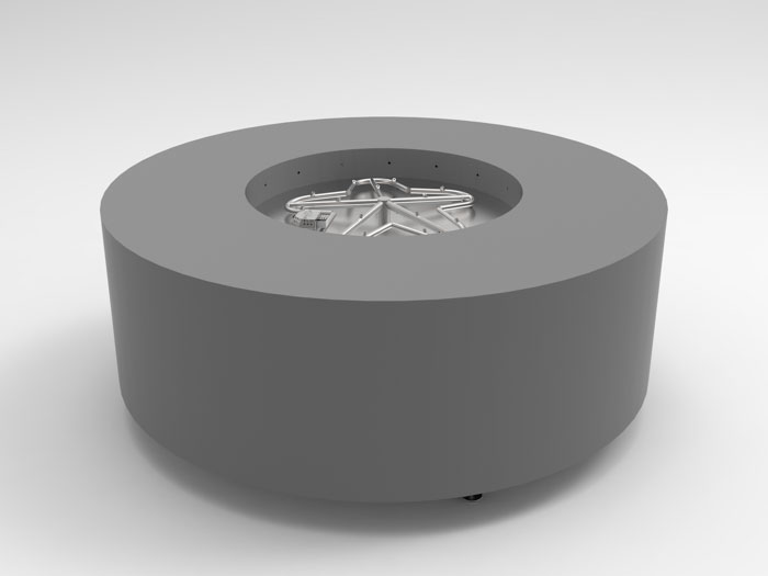 Assembled Metal Fire Pit Enclosure
