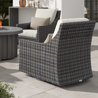 Avallon High Back Club Swivel Glider