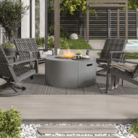 BELLINO Round Fire Pit with Lid