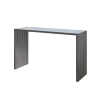Bari Console Counter Height Table Outdoor Aluminum Patio Bar Table