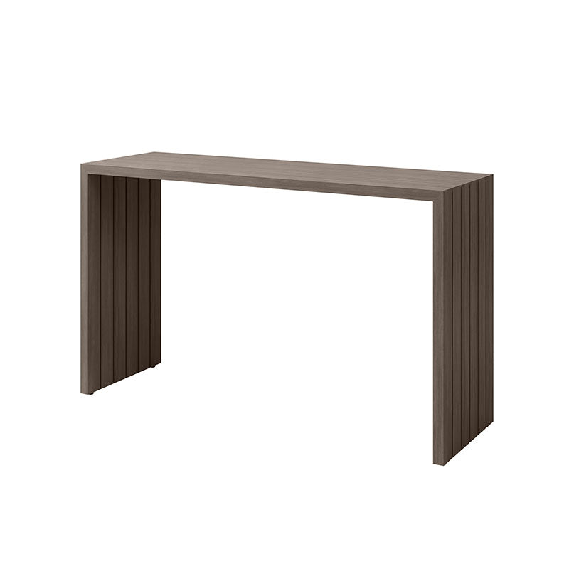 Bari Console Counter Height Table Outdoor Aluminum Patio Bar Table