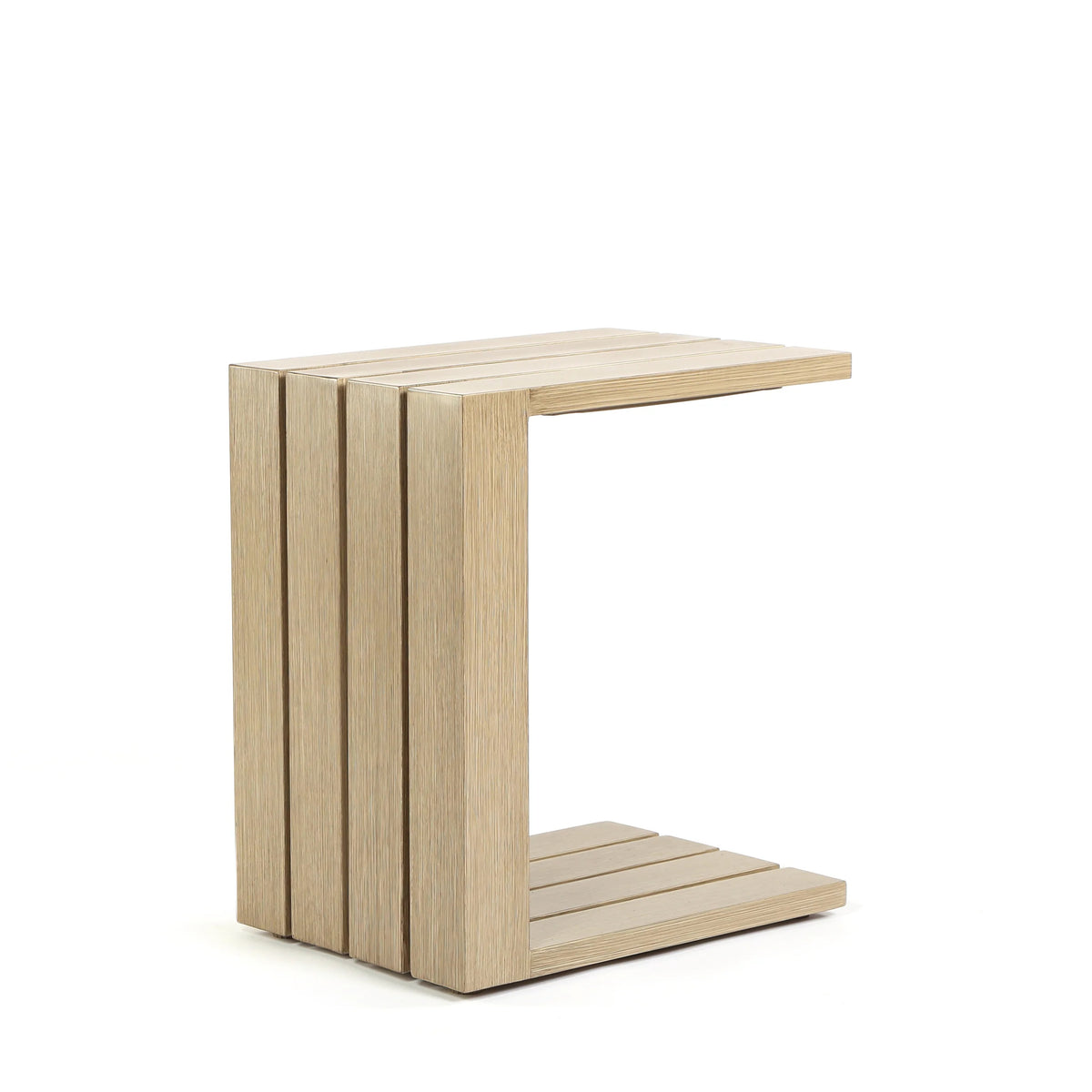 Bari Aluminum C Table Outdoor Patio Rust Proof Modern Side Table
