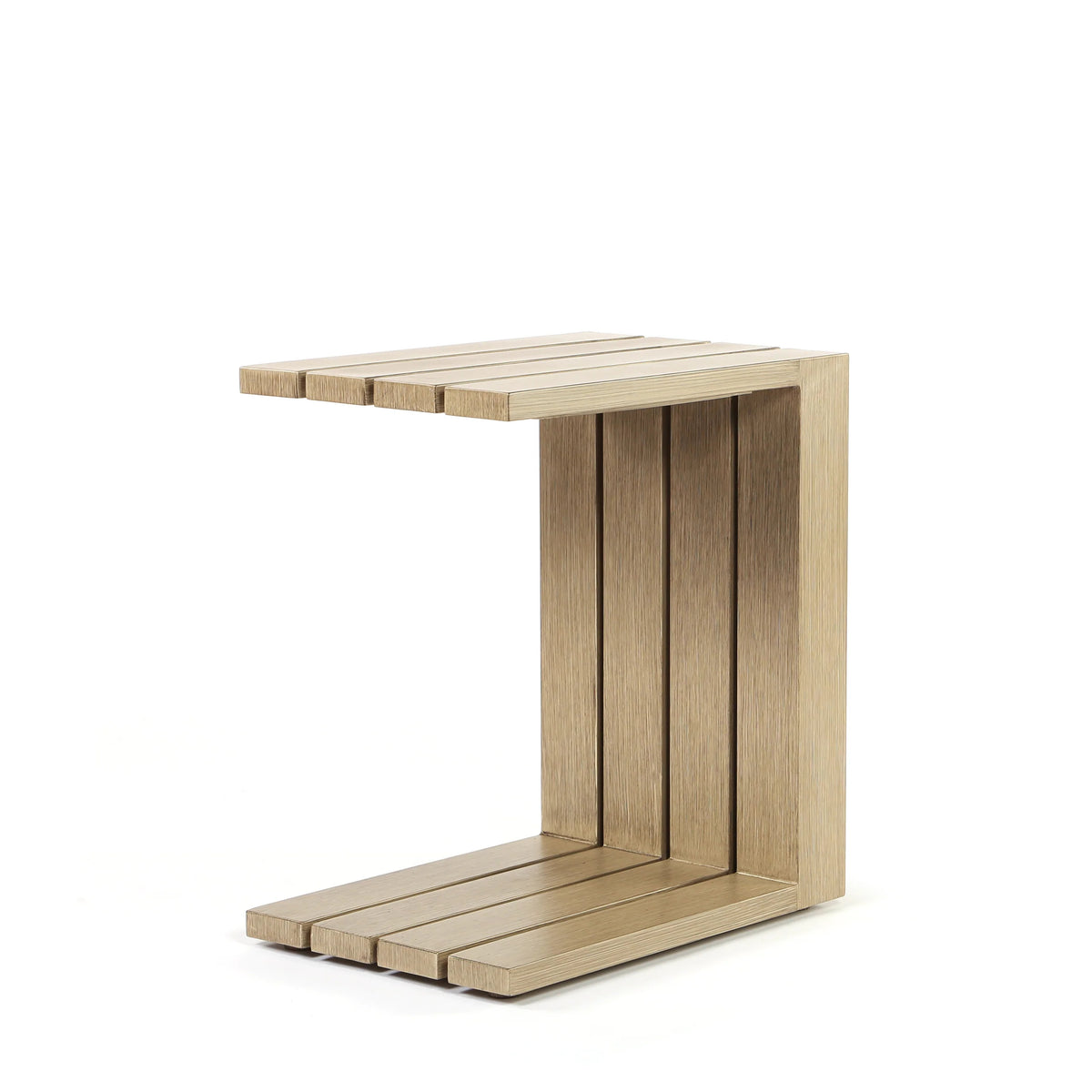 Bari Aluminum C Table Outdoor Patio Rust Proof Modern Side Table