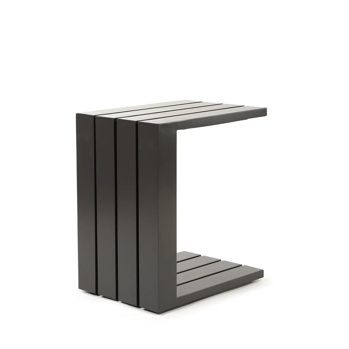 Bari Aluminum C Table Outdoor Patio Rust Proof Modern Side Table