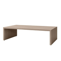 Bari Aluminum Coffee Table Outdoor Patio Rust Proof Modern Table