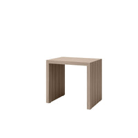 Bari Aluminum End Table Outdoor Patio Rust Proof Modern Side Table