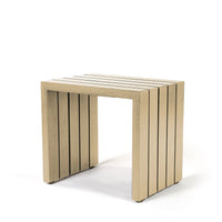 Bari Aluminum End Table Outdoor Patio Rust Proof Modern Side Table