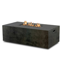Bellino 60x30 Rectangular Fire Pit 55,000 BTU Outdoor Propane Fire Table