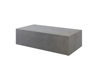 Bellino Coffee Table Outdoor Aluminum Patio Concrete Look Table