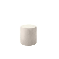 Bellino End Table Outdoor Aluminum Patio Concrete Look Side Table