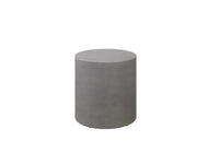 Bellino End Table Outdoor Aluminum Patio Concrete Look Side Table