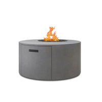 Bellino Round Fire Pit with Lid 55,000 BTU Outdoor Propane Fire Table