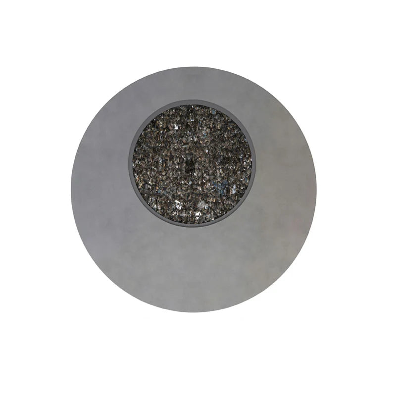 Bellino Round Fire Pit with Lid 55,000 BTU Outdoor Propane Fire Table