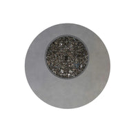 Bellino Round Fire Pit with Lid 55,000 BTU Outdoor Propane Fire Table
