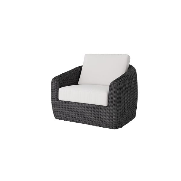 Boulevard Club Chair Outdoor Patio Aluminum Cushion Lounge Chair