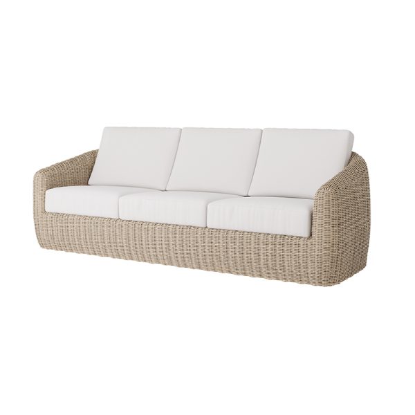 Boulevard Sofa Outdoor Patio Aluminum Cushion Lounge Couch
