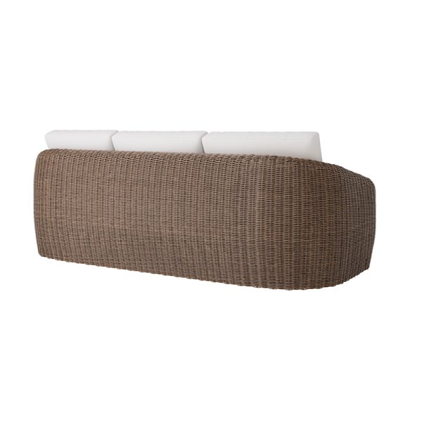 Boulevard Sofa Outdoor Patio Aluminum Cushion Lounge Couch