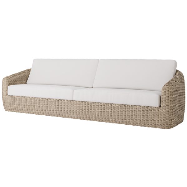Boulevard XL Sofa Outdoor Patio Aluminum Cushion Lounge Couch