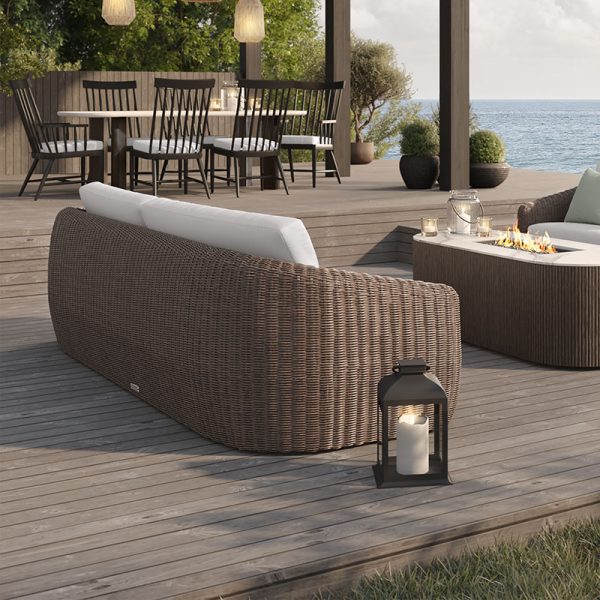 Boulevard XL Sofa Outdoor Patio Aluminum Cushion Lounge Couch