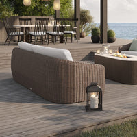 Boulevard XL Sofa Outdoor Patio Aluminum Cushion Lounge Couch