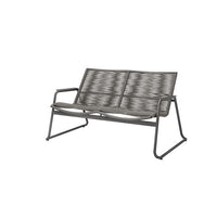 Cabana Loveseat Outdoor Patio Aluminum Sofa Stackable Eco Weave Chair