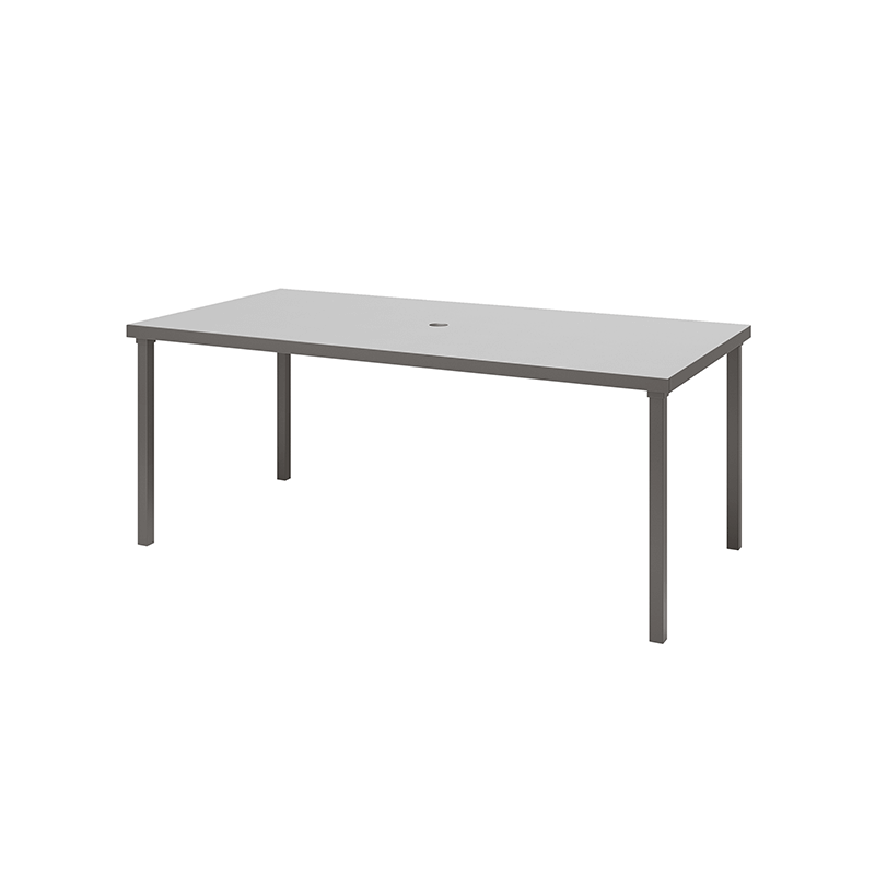 Cabana 36x72 Dining Table Outdoor Rectangular Aluminum Patio Table