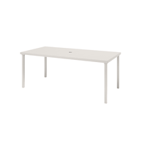 Cabana 36x72 Dining Table Outdoor Rectangular Aluminum Patio Table
