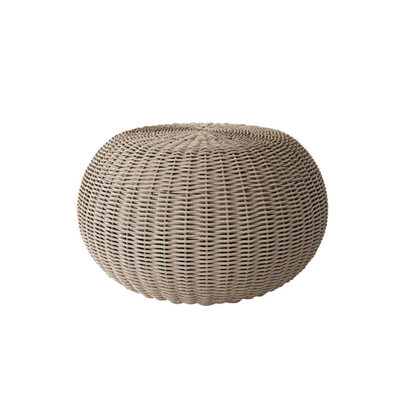 Cloud Large Pouf Outdoor Ottoman Eco Weave Patio Footrest Cushion Seat