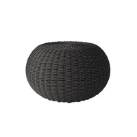 Cloud Large Pouf Outdoor Ottoman Eco Weave Patio Footrest Cushion Seat