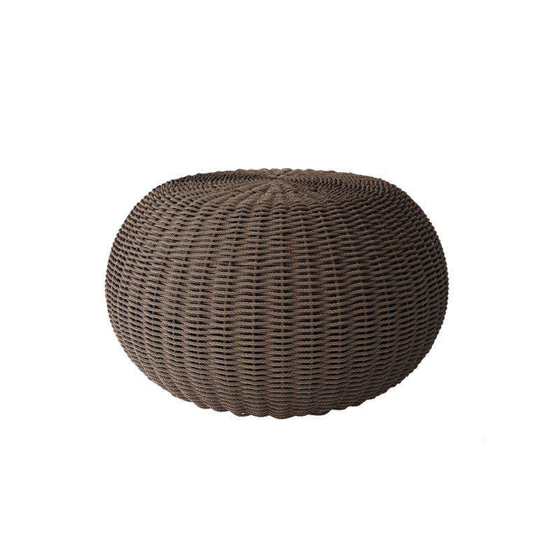 Cloud Large Pouf Outdoor Ottoman Eco Weave Patio Footrest Cushion Seat