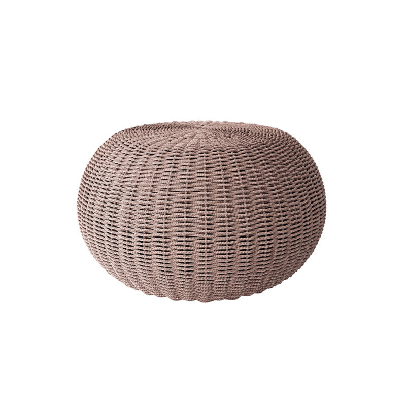 Cloud Large Pouf Outdoor Ottoman Eco Weave Patio Footrest Cushion Seat