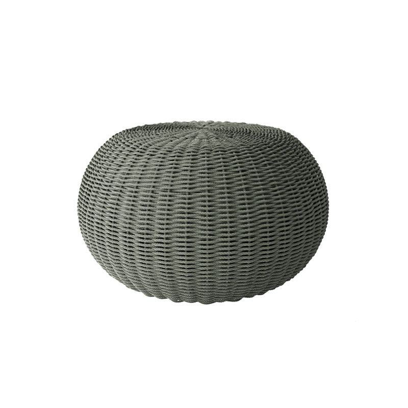 Cloud Large Pouf Outdoor Ottoman Eco Weave Patio Footrest Cushion Seat