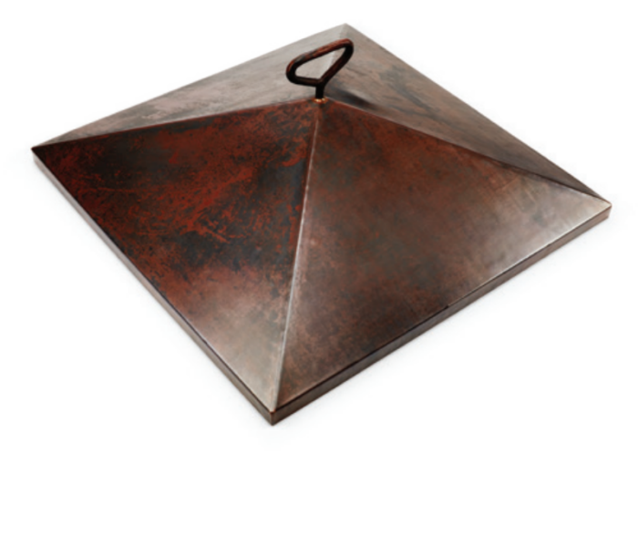 Copper Fire Pit Cover Lid
