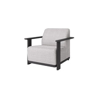 Corte Padded Club Chair Outdoor Patio Aluminum Eco Weave Cushion Seat