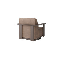Corte Padded Swivel Glider Club Chair Outdoor Patio Eco Weave Cushion