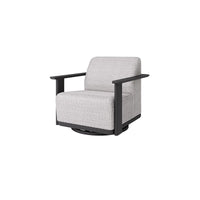 Corte Padded Swivel Glider Club Chair Outdoor Patio Eco Weave Cushion