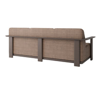 Corte Padded Sofa Outdoor Patio Aluminum Eco Weave Cushion Seating