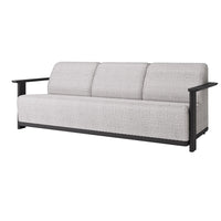 Corte Padded Sofa Outdoor Patio Aluminum Eco Weave Cushion Seating