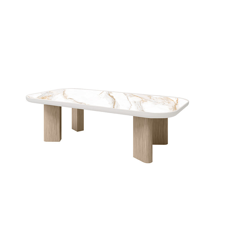 Forano Aspen Coffee Table Outdoor Patio Stone Top