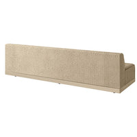 Grande 105” Armless Sofa Section Outdoor Patio Eco Weave Modular Couch