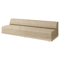 Grande 105” Armless Sofa Section Outdoor Patio Eco Weave Modular Couch