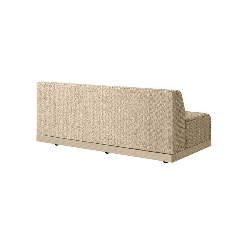 Grande 70” Armless Sofa Section Outdoor Patio Eco Weave Modular Couch