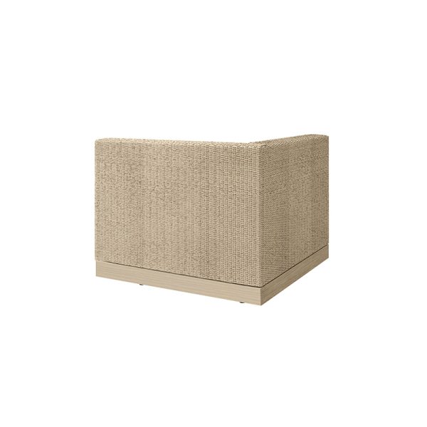 Grande Corner Seat Section Outdoor Patio Eco Weave Modular Sofa Piece