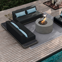 Grande 70” Armless Sofa Section Outdoor Patio Eco Weave Modular Couch