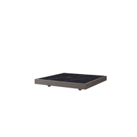 Grande Corner Table Outdoor Aluminum Sintered Stone Patio Table
