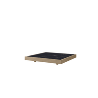 Grande Corner Table Outdoor Aluminum Sintered Stone Patio Table
