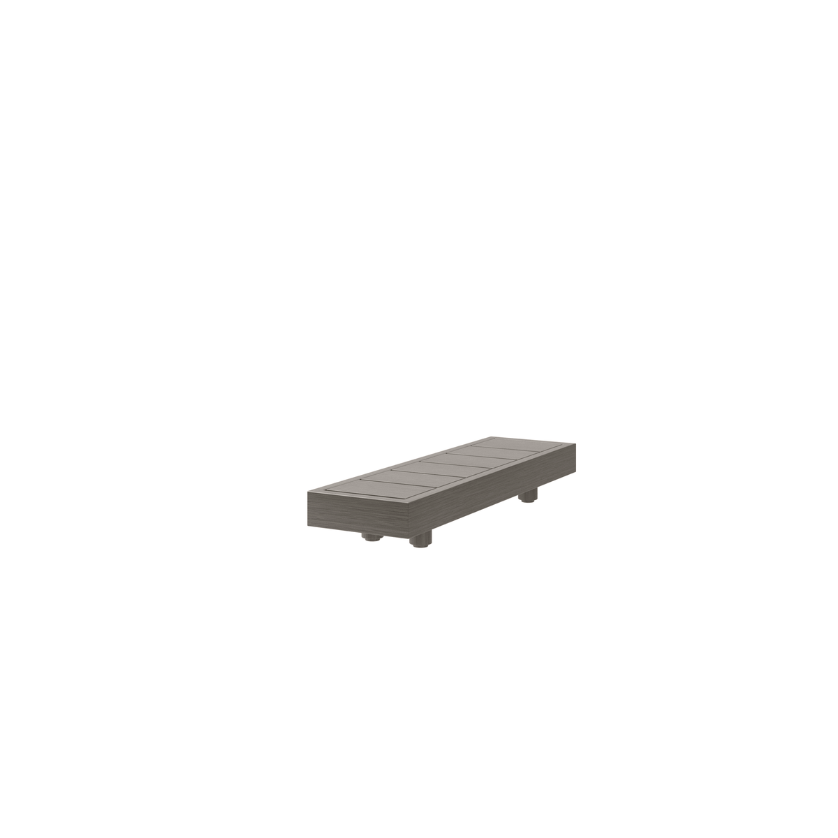 Grande Side Table Outdoor Aluminum Sintered Stone Patio Accent Table