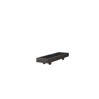 Grande Side Table Outdoor Aluminum Sintered Stone Patio Accent Table